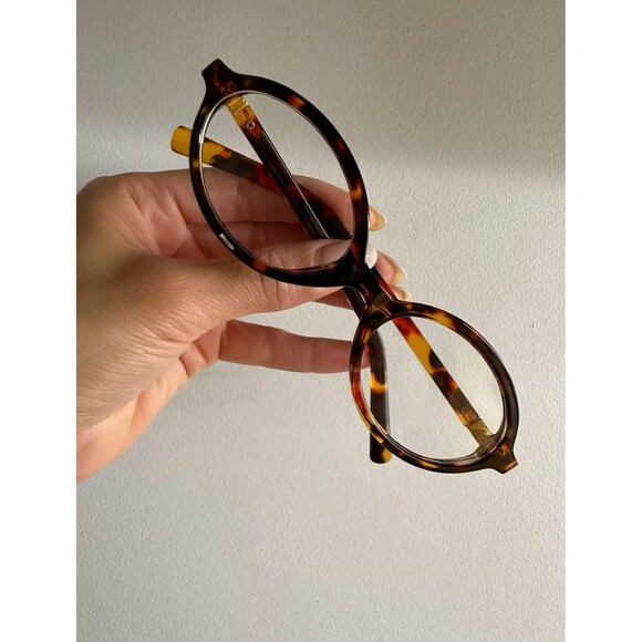 Vintage Oval Sunglasses NEW Women Luxury Brand Designer Small Oval Anti Blue - Picture 9 of 12